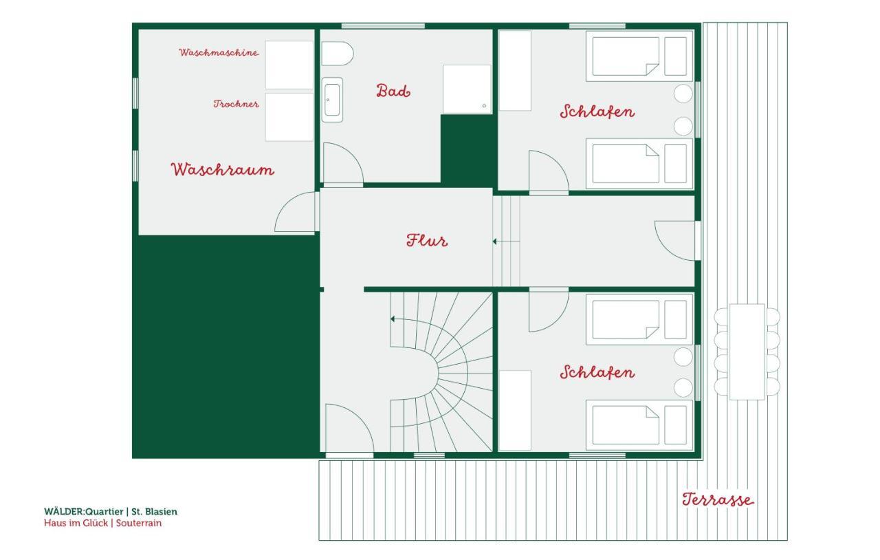 Vila Waelder: Quartier Haus Im Glueck St. Blasien Exteriér fotografie